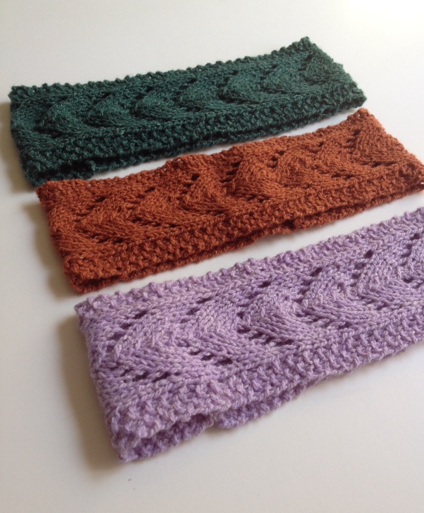 Knit: The "Filly"- Horseshoe Lace Headband - Tracy Tran