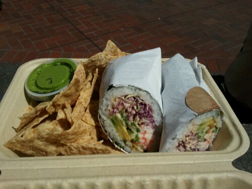 Work Lunch of Note: Sushirrito